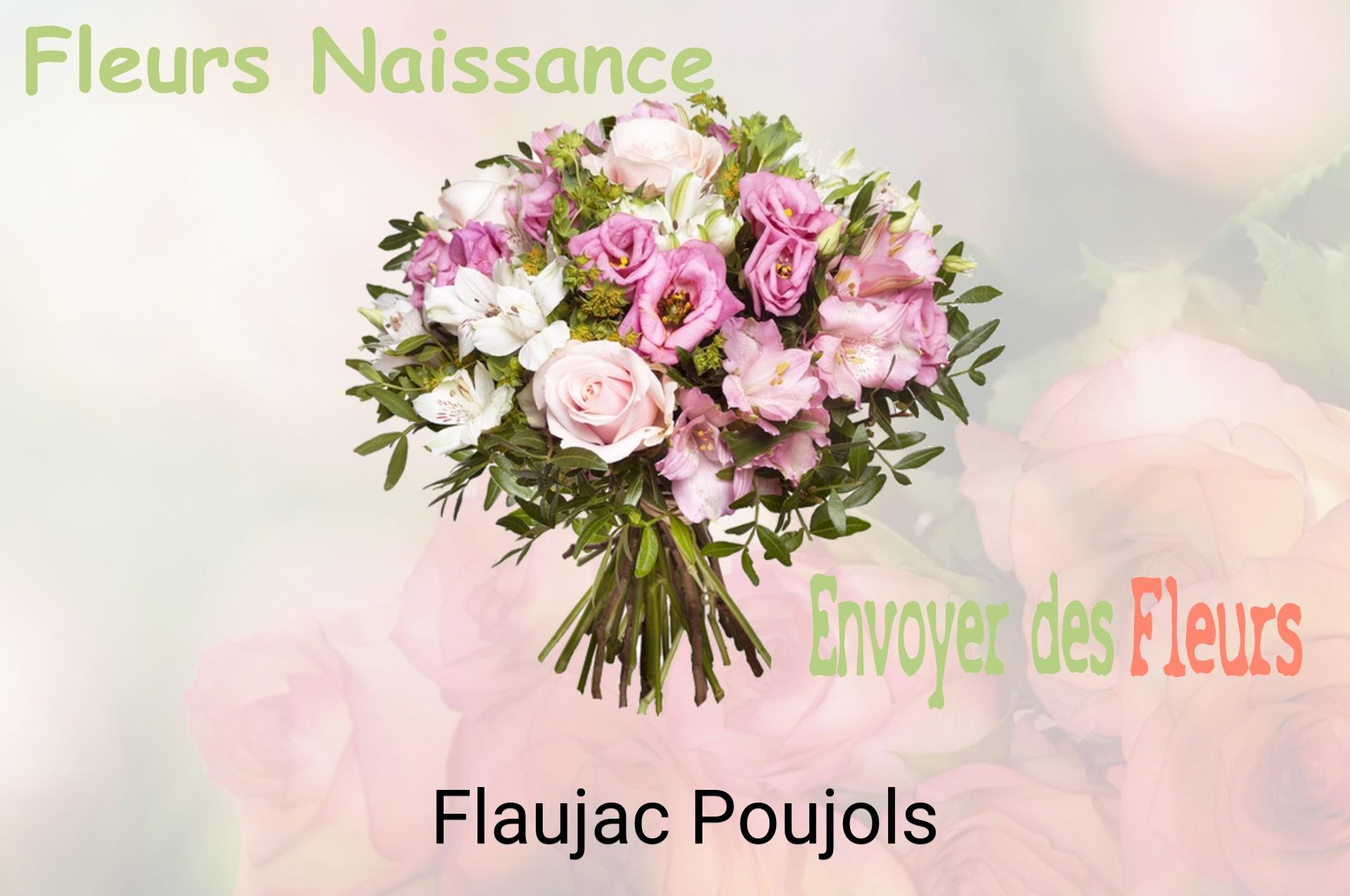 Bouquet de fleurs de naissance livré à Flaujac-Poujols